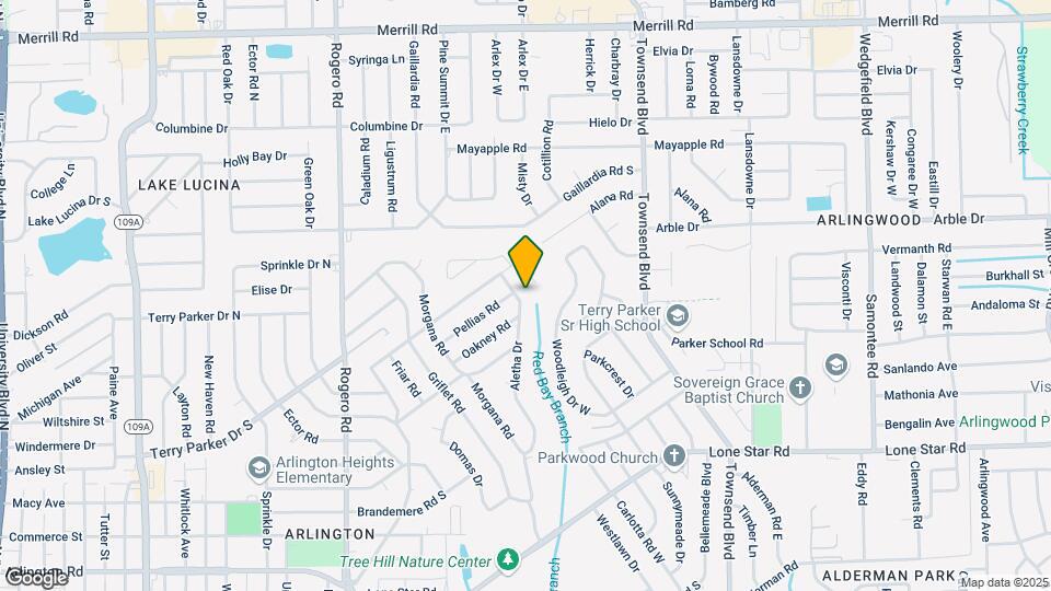 1655 Aletha Dr Map and Location Details