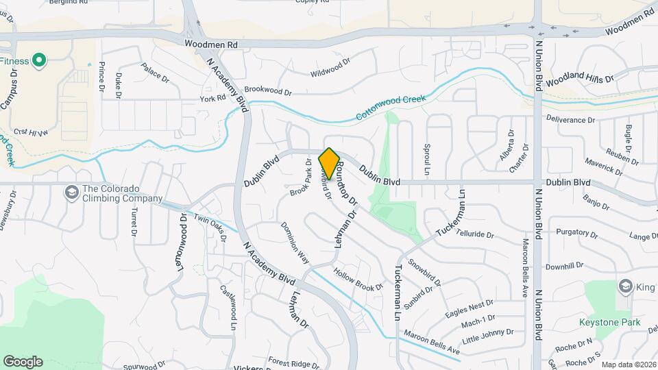 6625 Snowbird Dr Map and Location Details