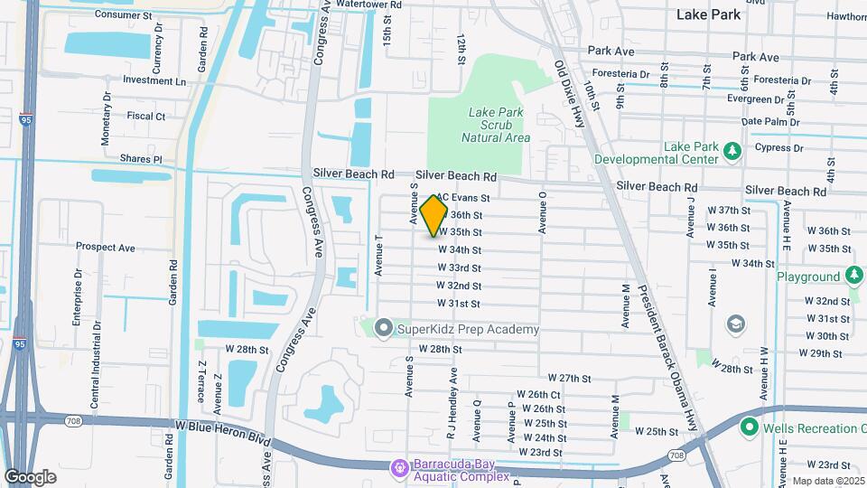 1540 W 34th St Map and Location Details
