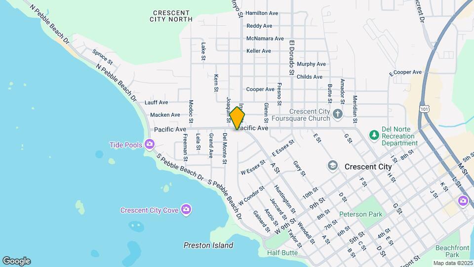 1049 Pacific Ave Mapa y Detalles de la Ubicación