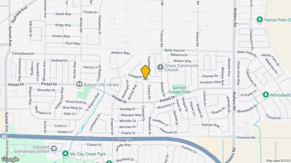 827 Crested Dr Map and Location Details