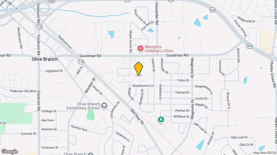 6813 Maury Dr Map and Location Details