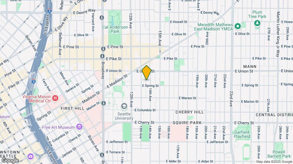 1326 E Spring St Map and Location Details