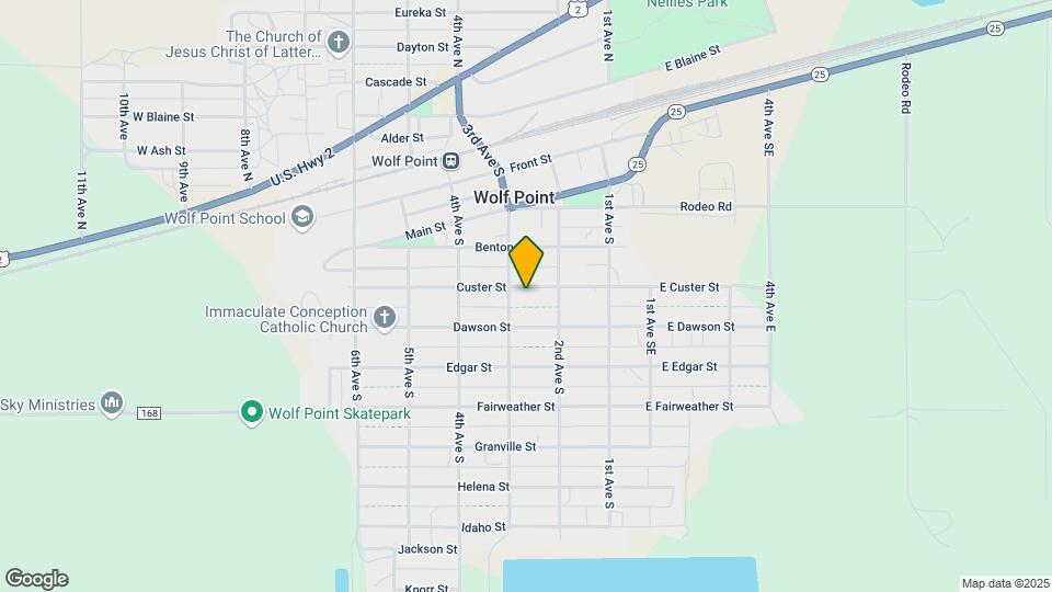 201 Custer St Mapa y Detalles de la Ubicación