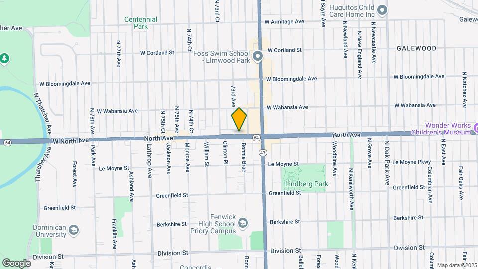 7234 W North Ave Map and Location Details