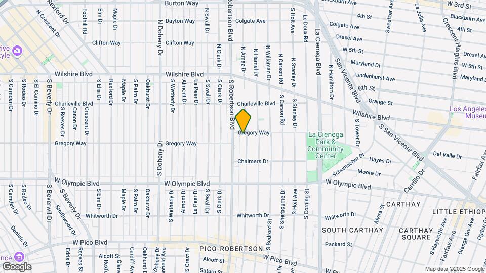 Beverly Wooster Apartments Map and Location Details