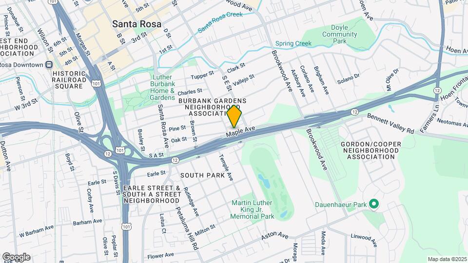 819 Maple Ave Mapa y Detalles de la Ubicación