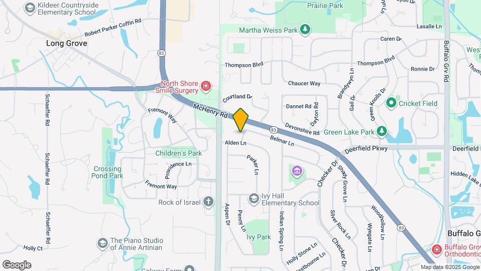 1121 Belmar Ln Map and Location Details
