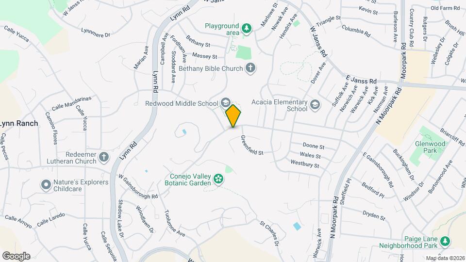 240 W Gainsborough Rd Map and Location Details