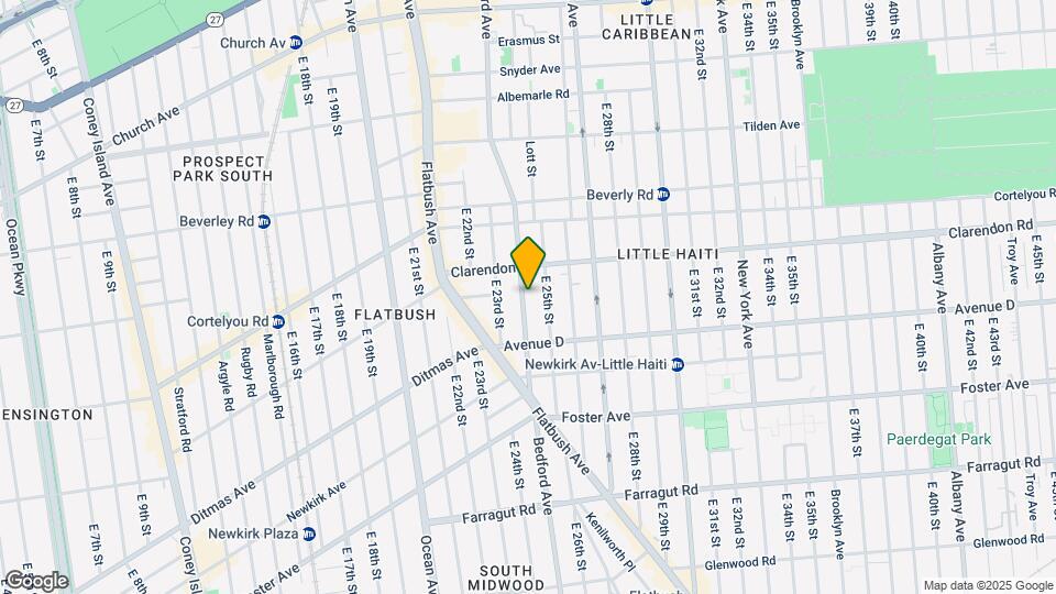 NEW 1 Bed in Prospect Park South! Map and Location Details