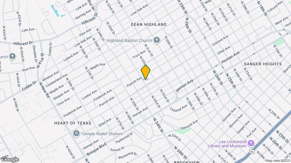 3225 Colcord Ave Map and Location Details