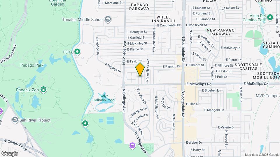 2018 N Normal Ave Map and Location Details