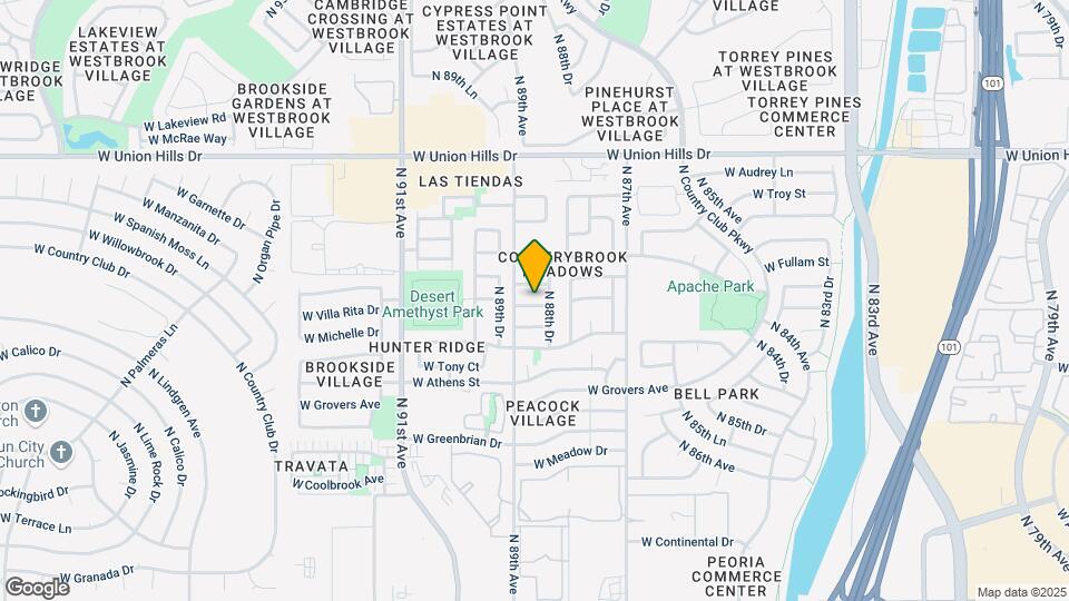 8852 W Michelle Dr Map and Location Details