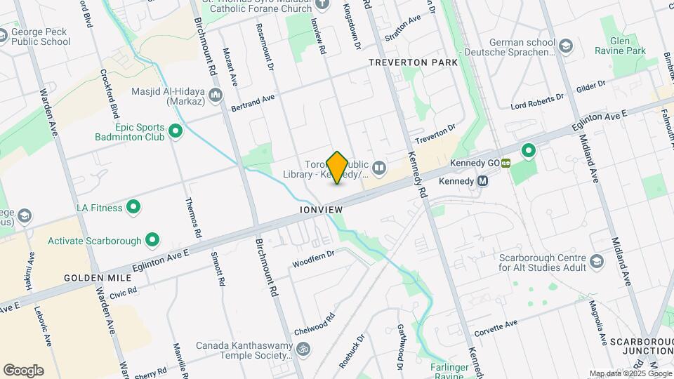 2356 Eglinton Ave E Map and Location Details