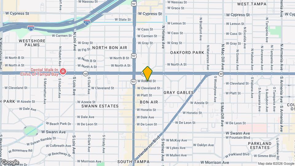 3702 W Roland St Map and Location Details