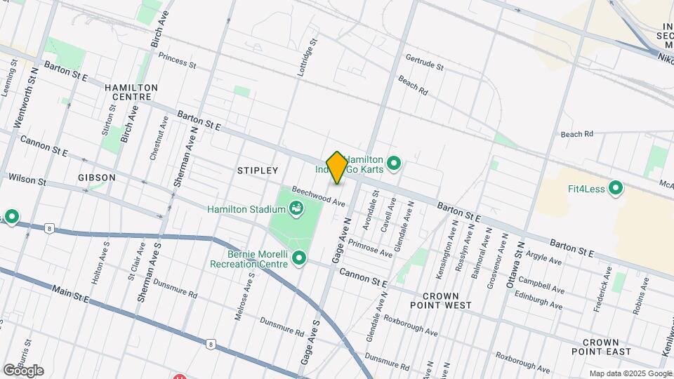 163 Connaught Ave N Map and Location Details