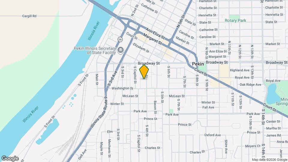 331 S 4th St Map and Location Details