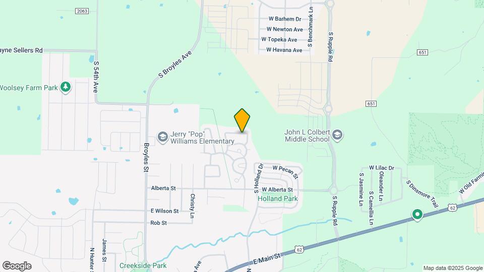 4703 W Hoover Loop Map and Location Details