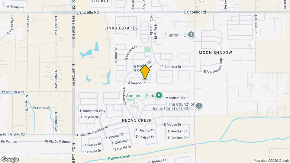 1110 E Vernoa St Mapa y Detalles de la Ubicación