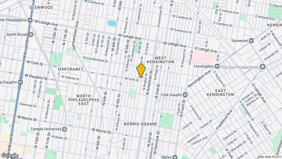 301 W York St Map and Location Details