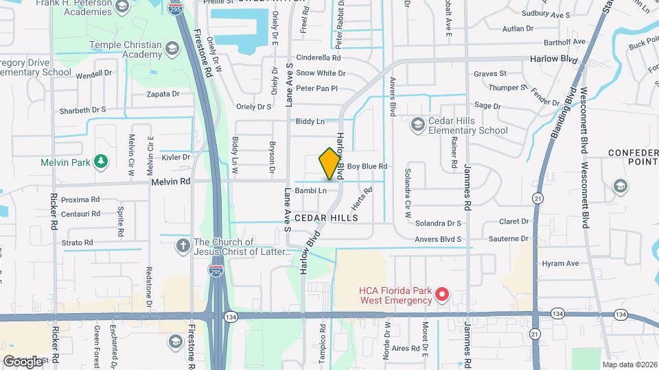 6815 Bambi Ln Mapa y Detalles de la Ubicación