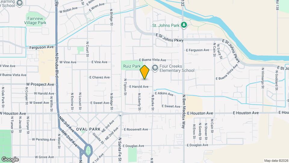 803 E Prospect Ave Map and Location Details