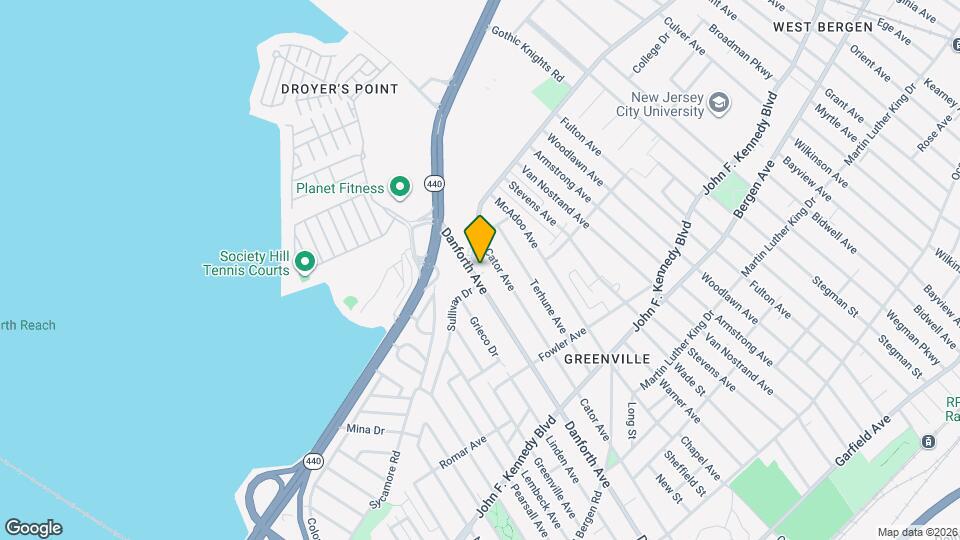 404 Danforth Ave Map and Location Details