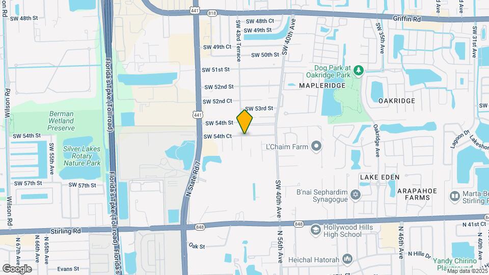 5410 SW 43rd Terrace Map and Location Details