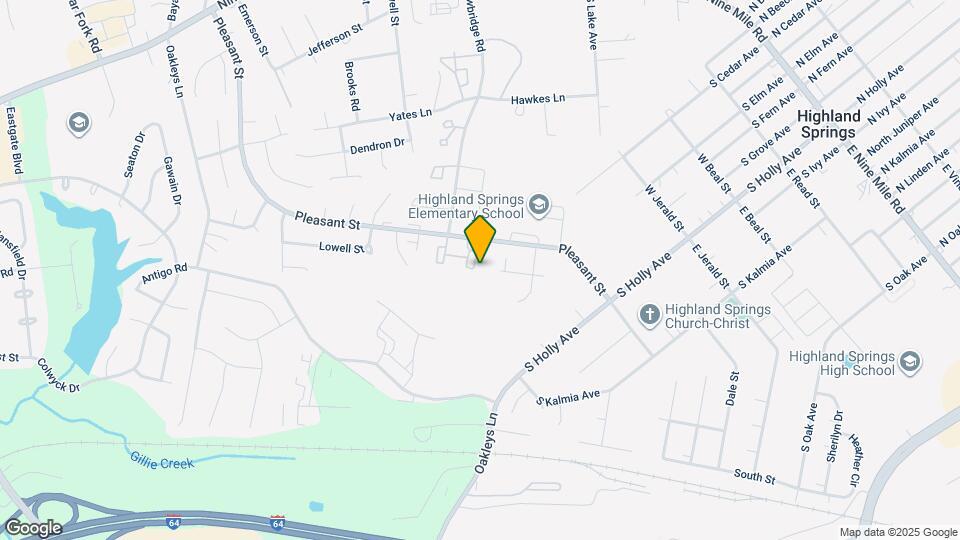 735 Pleasant St Map and Location Details