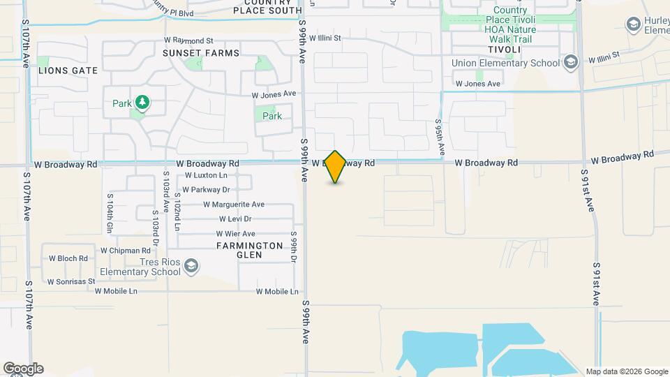 9821 W Parkway Dr Mapa y Detalles de la Ubicación