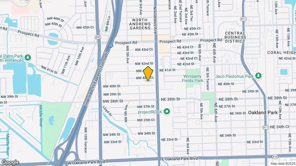 161 NW 40th St Map and Location Details