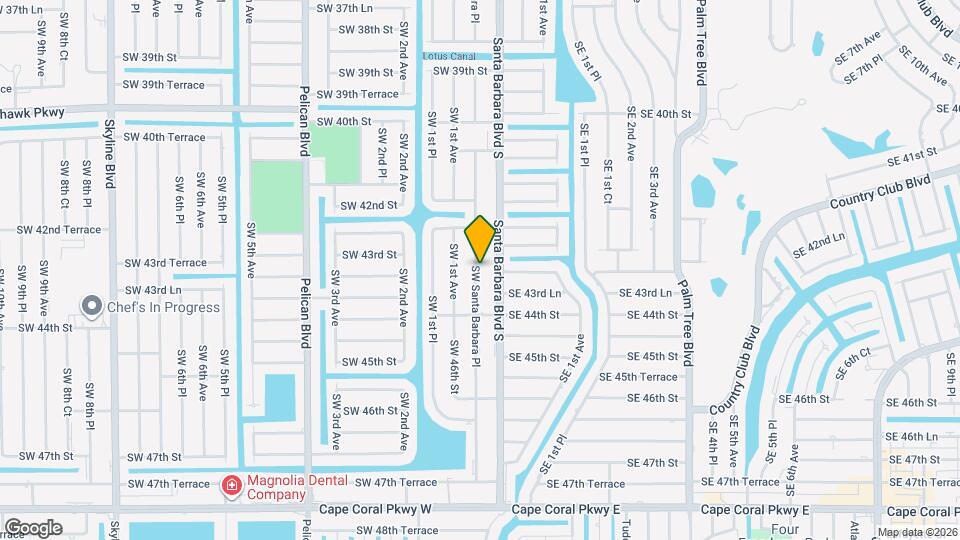 4317 SW Santa Barbara Pl Map and Location Details