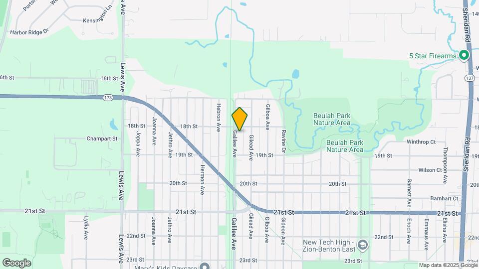 1809 Galilee Ave Mapa y Detalles de la Ubicación