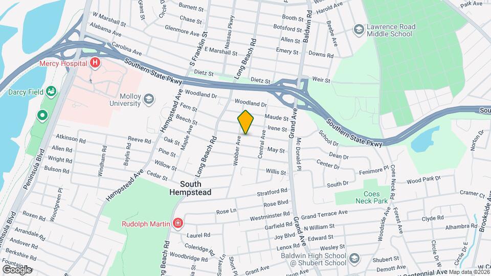 580 Georgia St Map and Location Details