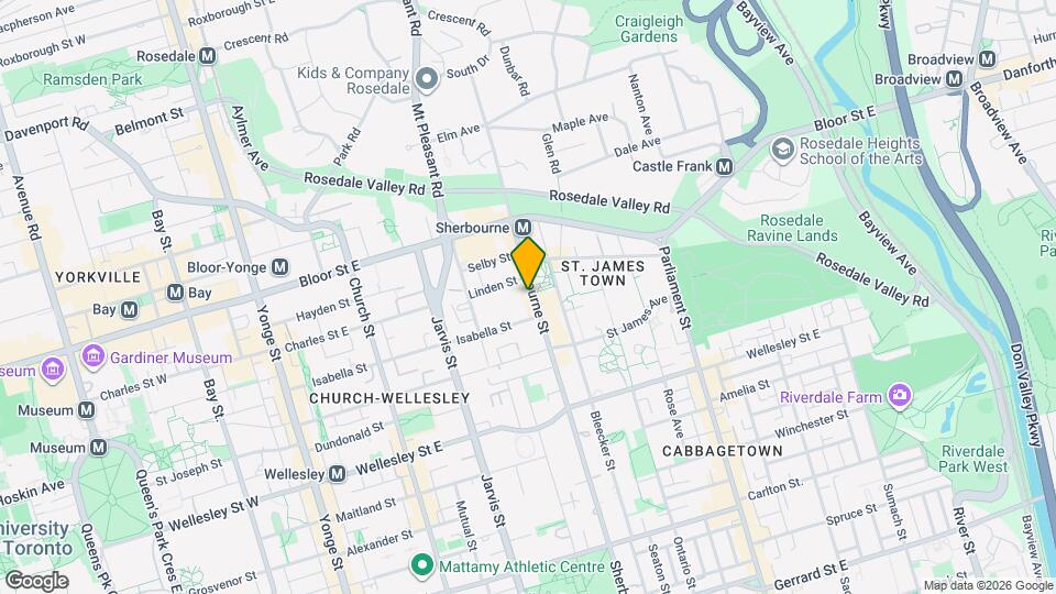 564 Sherbourne St Map and Location Details