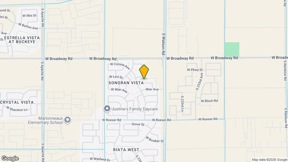 23634 W Tamarisk Ave Mapa y Detalles de la Ubicación