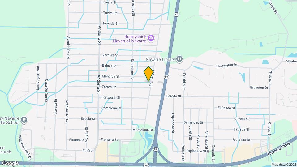 2103 Frontera St Mapa y Detalles de la Ubicación