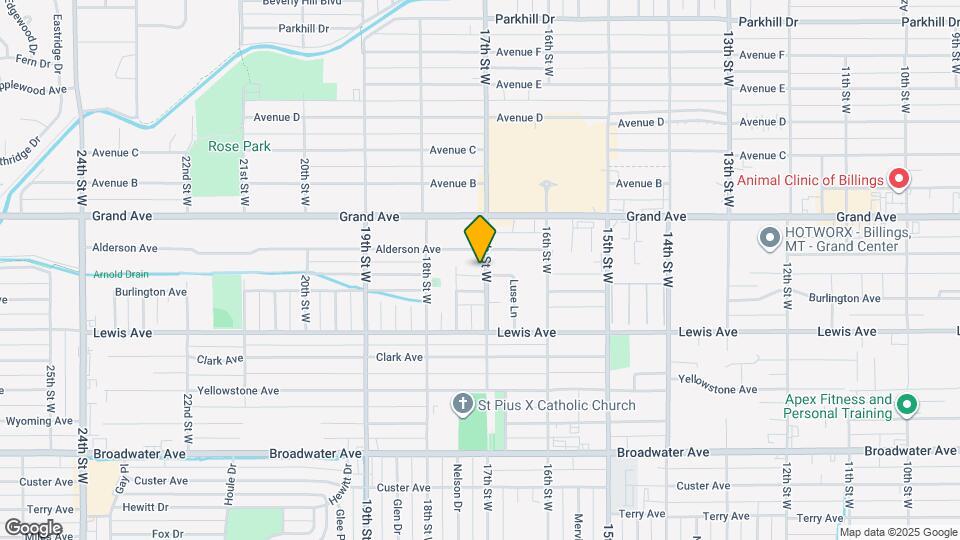 1214 17th St W Map and Location Details