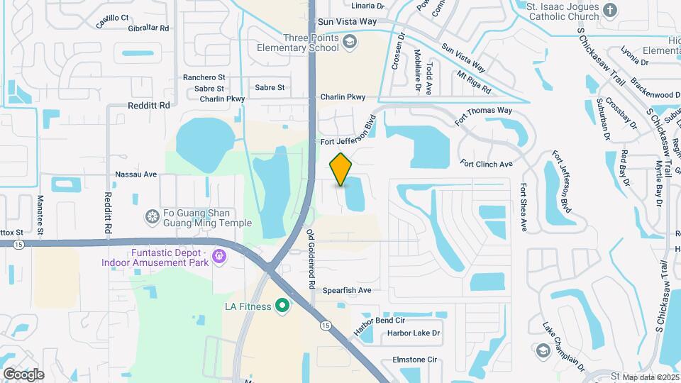 7632 Hidden Cypress Dr Map and Location Details