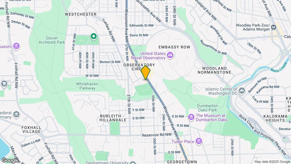 2134 Wisconsin Ave NW Map and Location Details