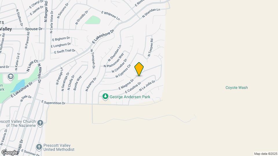 9751 E Magma Dr Map and Location Details