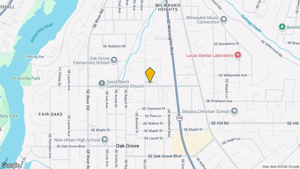 2561 SE Courtney Ave Map and Location Details