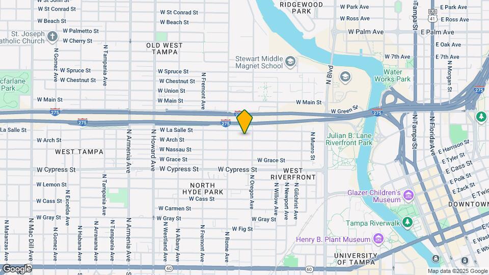 1511 W Arch St Map and Location Details