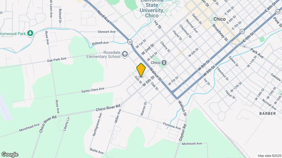 403 Ash St Mapa y Detalles de la Ubicación