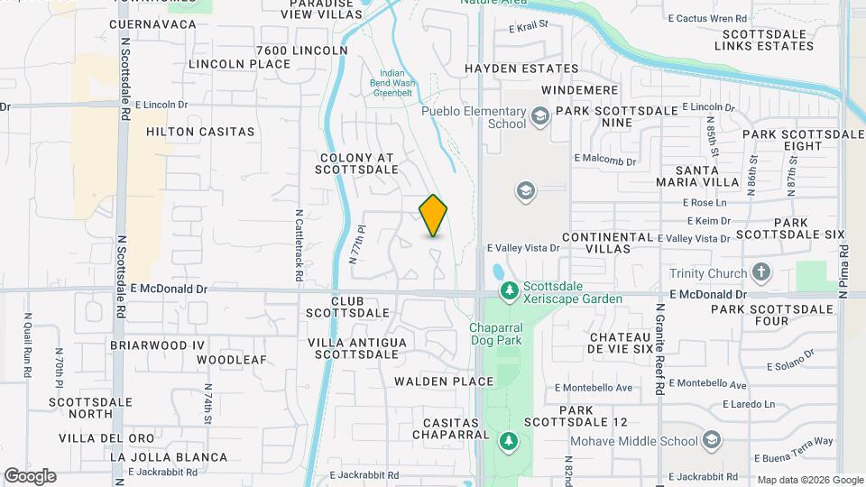 6126 N 79th St Map and Location Details