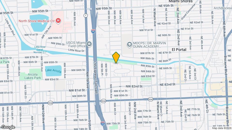 8460 NW 4th Ct Mapa y Detalles de la Ubicación