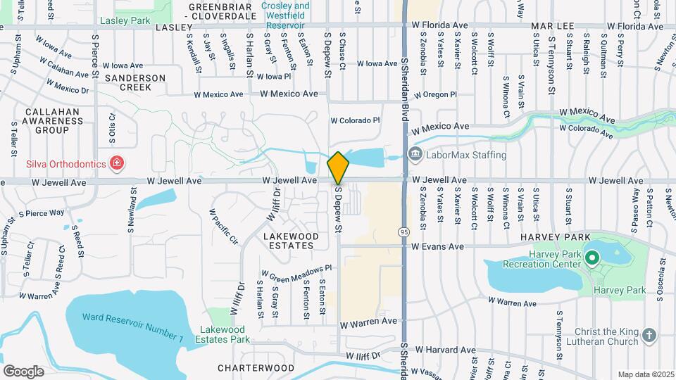 1925 S Depew St Map and Location Details