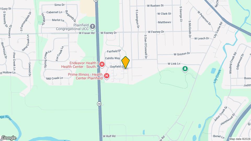 16519 S Fox Run Cir Map and Location Details