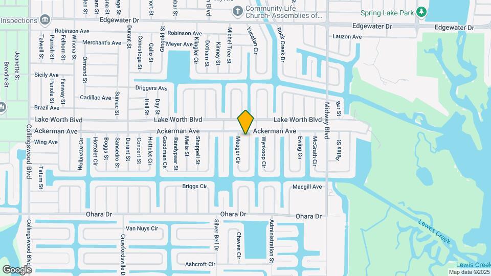 4317 Meager Cir Map and Location Details