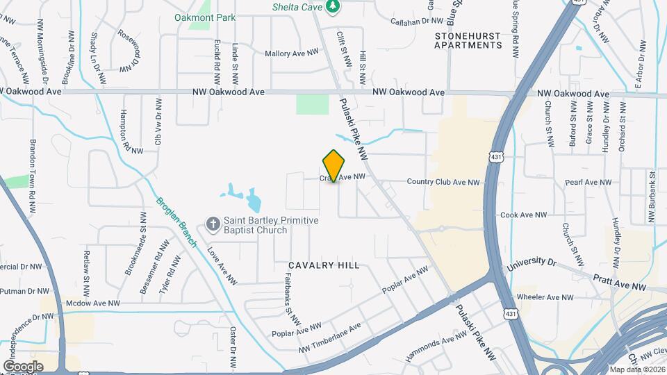 1715 Chester St NW Map and Location Details